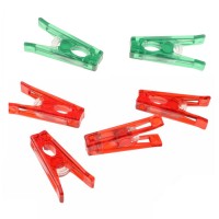 Wholesale Cheap Colored Plastic fashion Pegs red long clothes clip