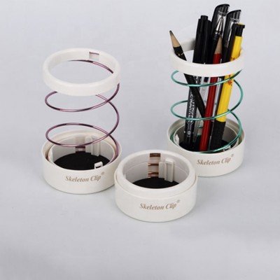 Hot Selling Office And  School Use Rotary Pen Cube Memo Holder