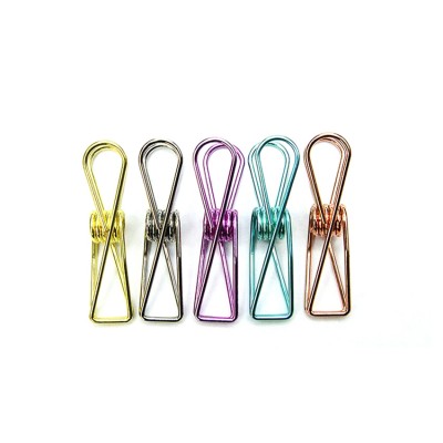 Hollow Fish Clip Novelty Large Journal Spring Steel Wire Clip Metal Binder Clips